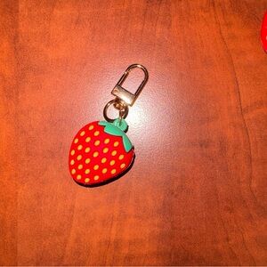 Strawberry Keychain Charm